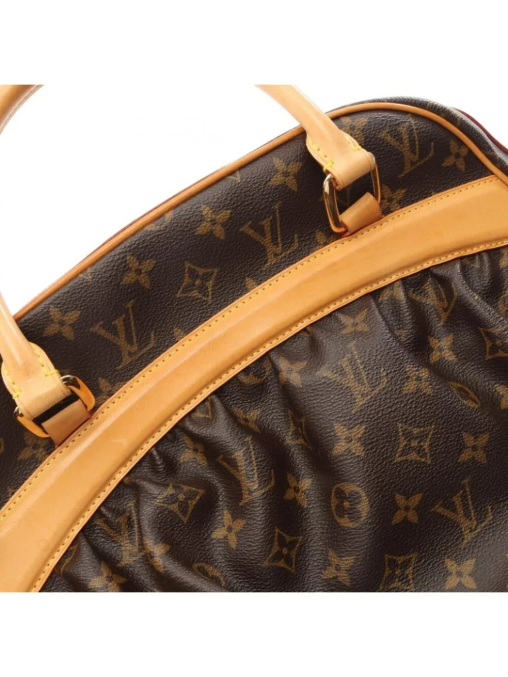Louis Vuitton Handbag Mitzi Canvas Leather